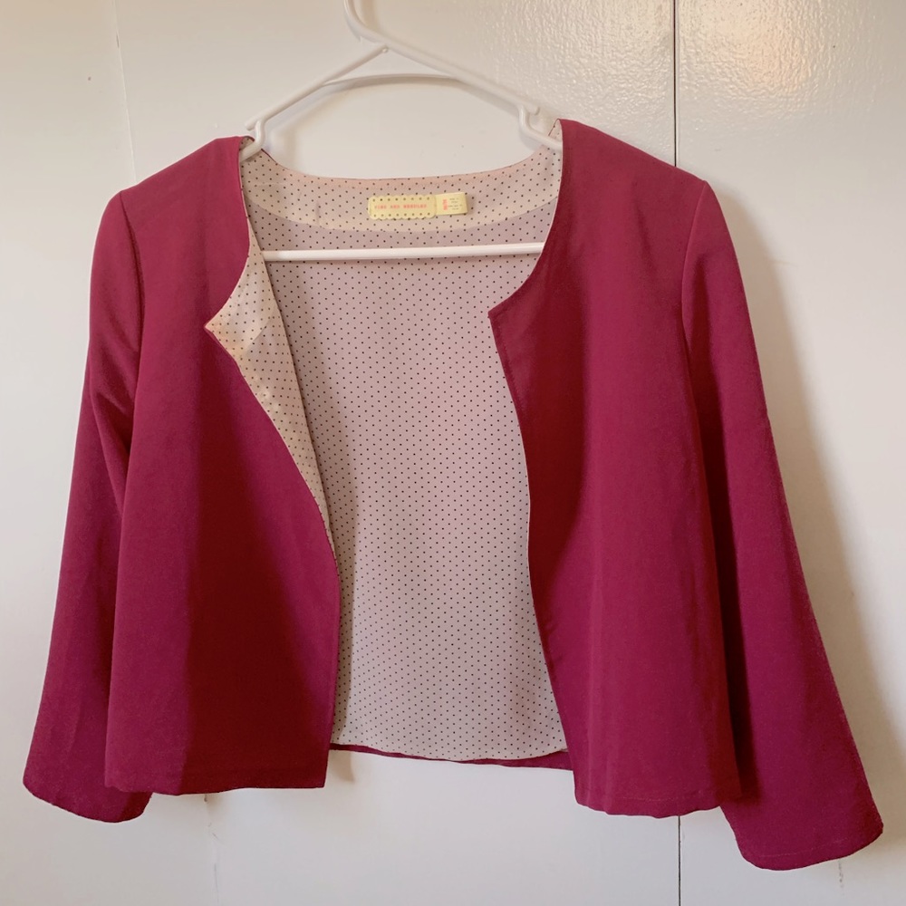Magenta Fashion Blazer